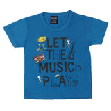 Boys Half Sleeves T-Shirt - Blue, Boys T-Shirts, Chase Value, Chase Value