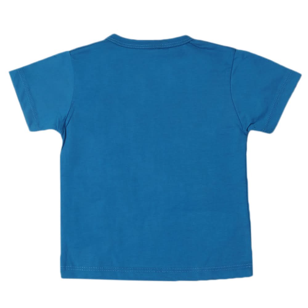 Boys Half Sleeves T-Shirt - Blue, Boys T-Shirts, Chase Value, Chase Value