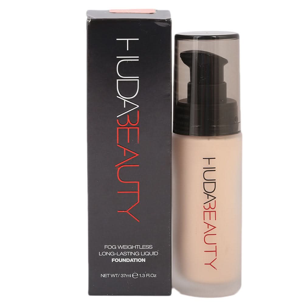 Huda Beauty Fog Weightless L-Lasting Liquid Foundation (H64033) - 37ml, Beauty & Personal Care, Foundation, Chase Value, Chase Value