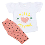 Newborn Girls Half Sleeves Suit - White, Kids, Newborn Girls Sets And Suits, Chase Value, Chase Value
