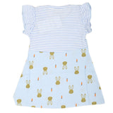 Newborn Girls Frock - Blue, Kids, New Born Girls Frocks, Chase Value, Chase Value