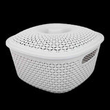 Plastic Basket With Cover - Grey, Home & Lifestyle, Storage Boxes, Chase Value, Chase Value