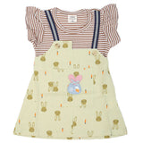 Newborn Girls Frock - Olive Green, Kids, New Born Girls Frocks, Chase Value, Chase Value