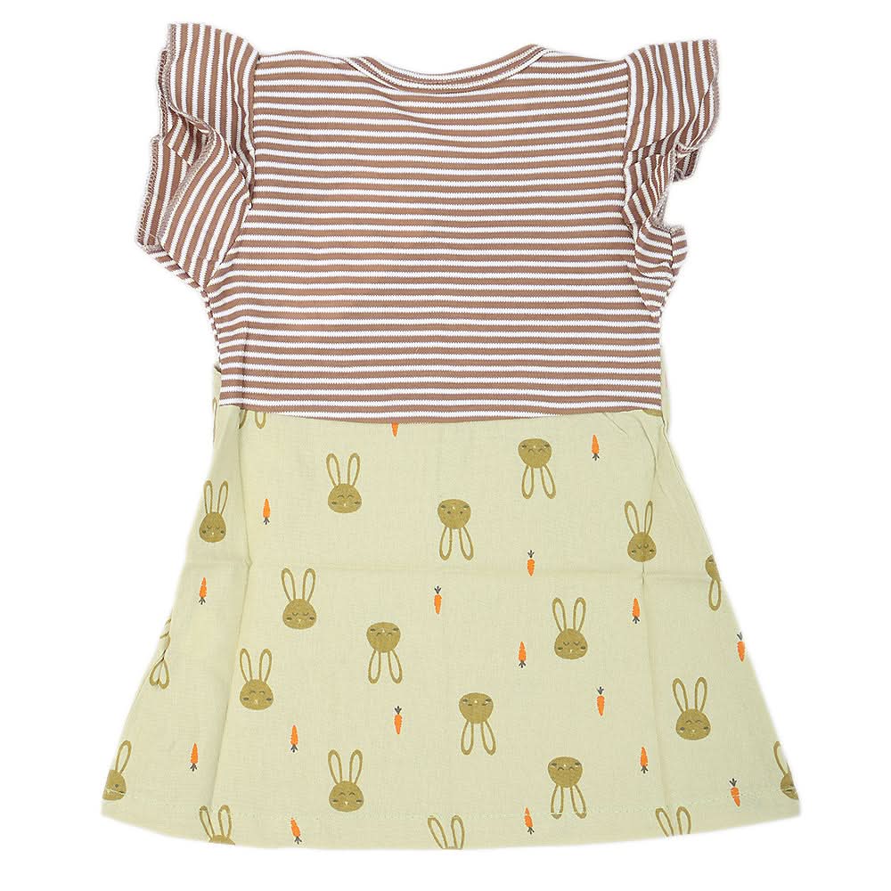 Newborn Girls Frock - Olive Green, Kids, New Born Girls Frocks, Chase Value, Chase Value