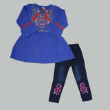 Girls Full Sleeves Suit - Royal Blue, Kids, Girls Sets And Suits, Chase Value, Chase Value