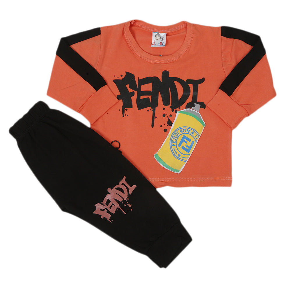 Newborn Boys Full Sleeves Suit - Peach, Kids, NB Boys Sets And Suits, Chase Value, Chase Value