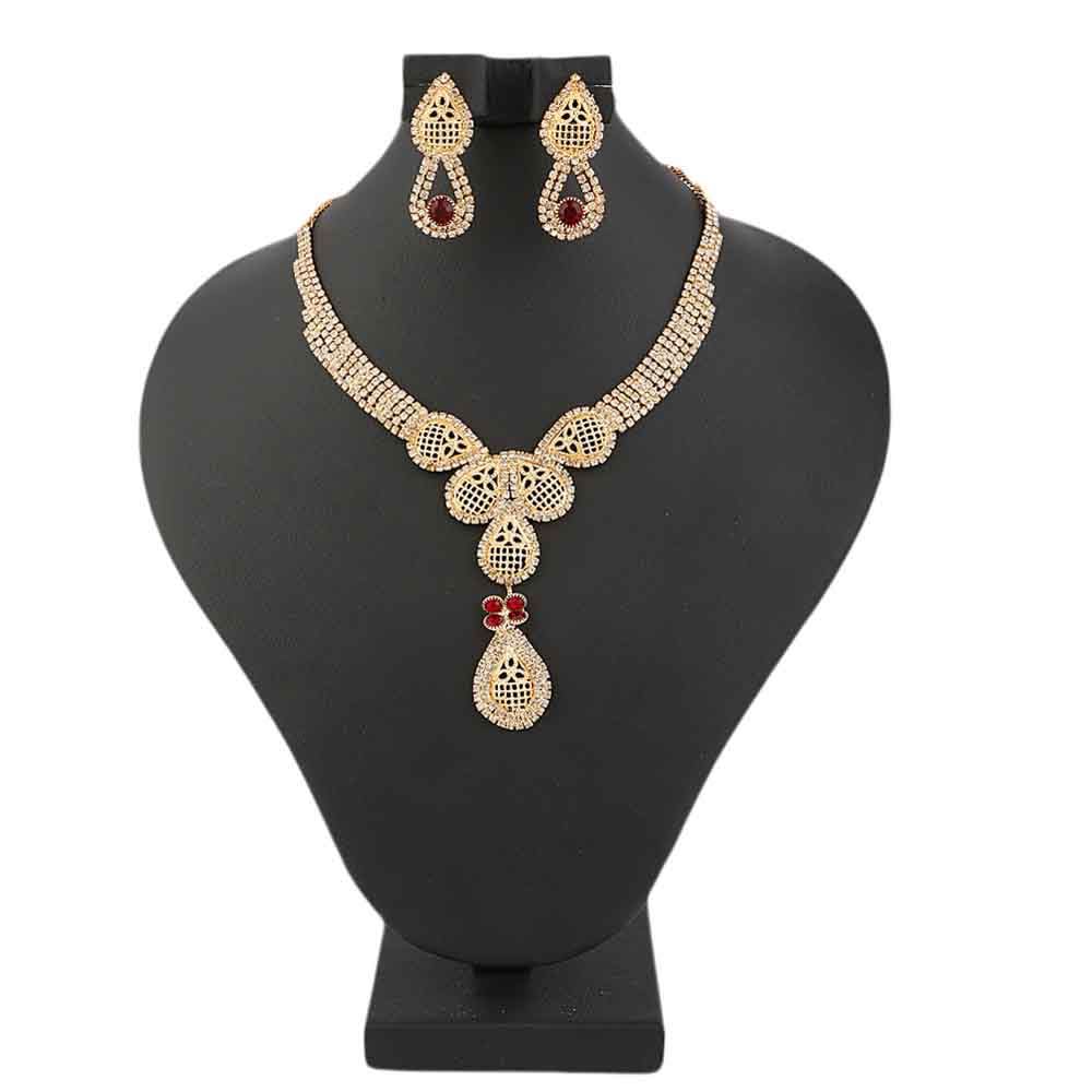 Women's Fancy Jewellery Set - Copper Red, Women, Jewellery Set, Chase Value, Chase Value