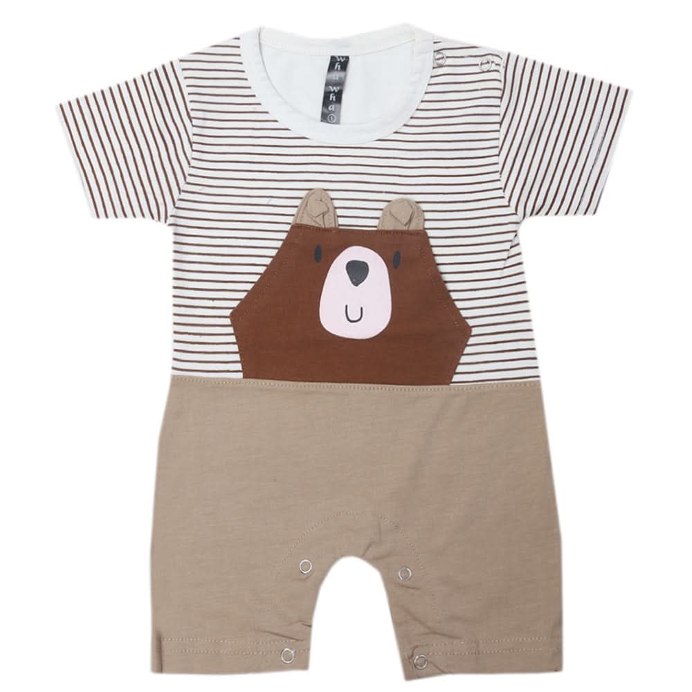 Newborn Boys Romper - Brown, Kids, Newborn Boys Rompers, Chase Value, Chase Value