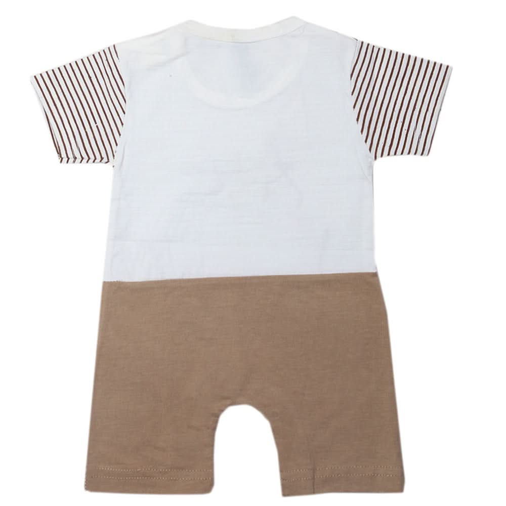 Newborn Boys Romper - Brown, Kids, Newborn Boys Rompers, Chase Value, Chase Value