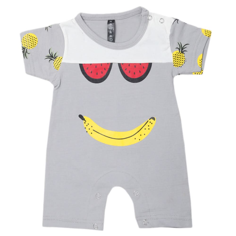 Newborn Boys Romper - Grey, Kids, Newborn Boys Rompers, Chase Value, Chase Value