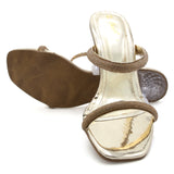 Women's Heel Sandal - Golden, Women Heels, Chase Value, Chase Value