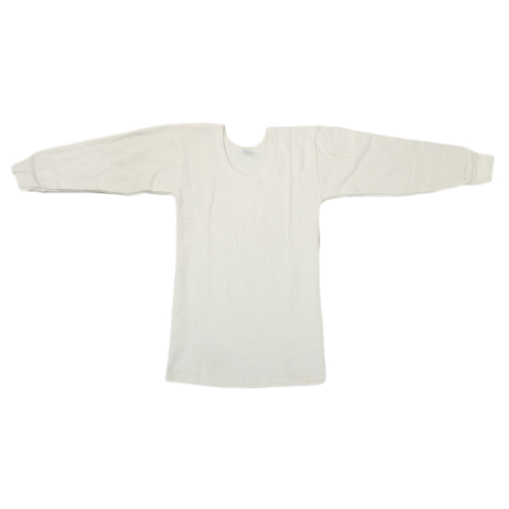 Boys Full Sleeves Lily Winter Vest - White, Kids, Boys Vest, Chase Value, Chase Value