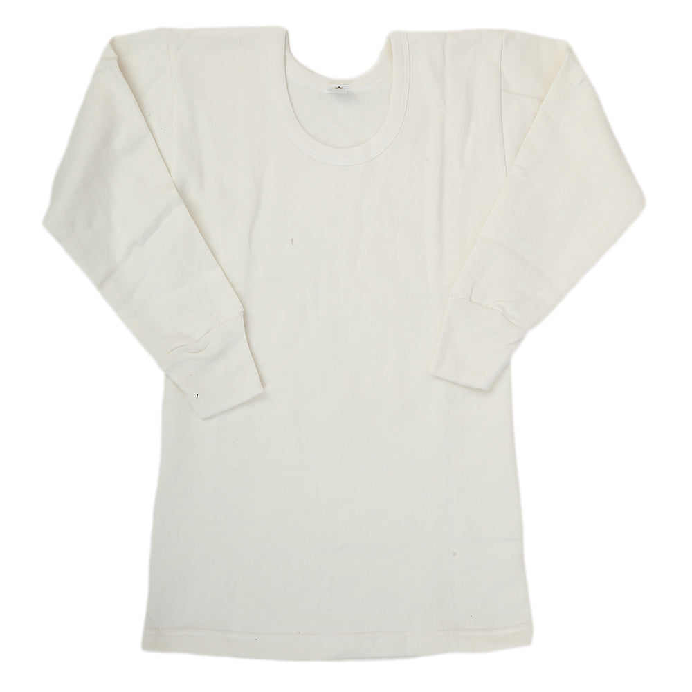 Boys Full Sleeves Lily Winter Vest - White, Kids, Boys Vest, Chase Value, Chase Value