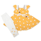 Newborn Girls Half Sleeves Suit  6B-103  - Yellow, Kids, NB Girls Sets And Suits, Chase Value, Chase Value