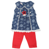 Newborn Girls Half Sleeves Suit - Royal Blue, Kids, New Born Girls Sets And Suits, Chase Value, Chase Value