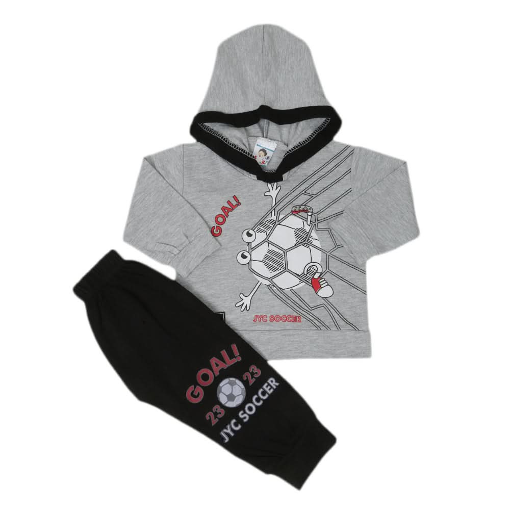 Newborn Boys Full Sleeves Suit 01239 - Grey, Kids, NB Boys Sets And Suits, Chase Value, Chase Value