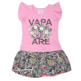 Newborn Girls Half Sleeves Suit - Pink, Kids, NB Girls Sets And Suits, Chase Value, Chase Value