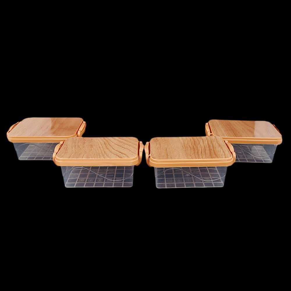 Multipurpose Storage Box 4 Pcs (4003) - Brown, Home & Lifestyle, Storage Boxes, Chase Value, Chase Value