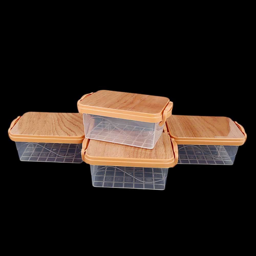 Multipurpose Storage Box 4 Pcs (4003) - Brown, Home & Lifestyle, Storage Boxes, Chase Value, Chase Value