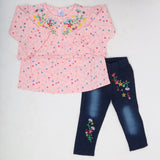 Girls Full Sleeves Suit - Pink, Kids, Girls Sets And Suits, Chase Value, Chase Value