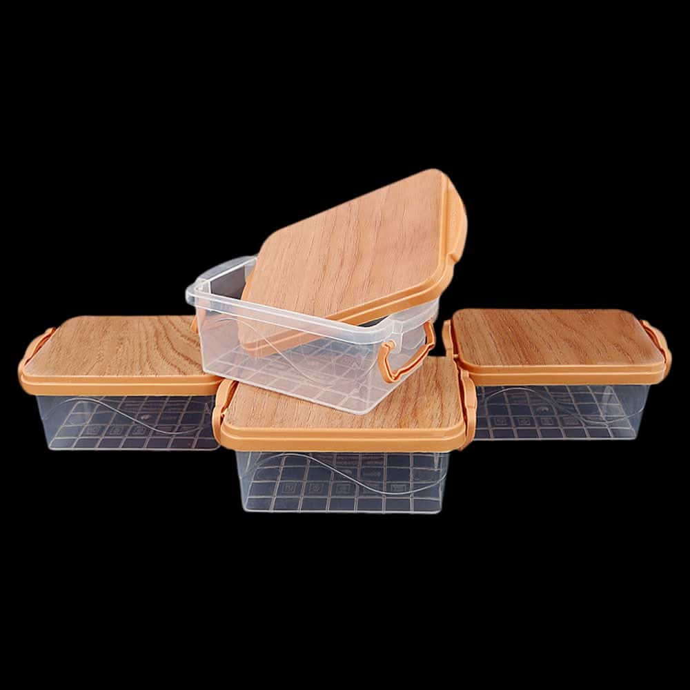Multipurpose Storage Box 4 Pcs (4003) - Brown, Home & Lifestyle, Storage Boxes, Chase Value, Chase Value