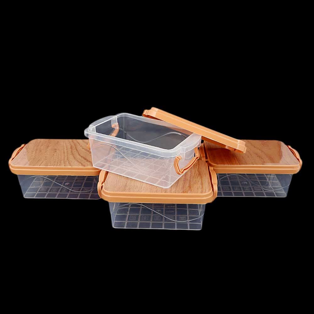 Multipurpose Storage Box 4 Pcs (4003) - Brown, Home & Lifestyle, Storage Boxes, Chase Value, Chase Value