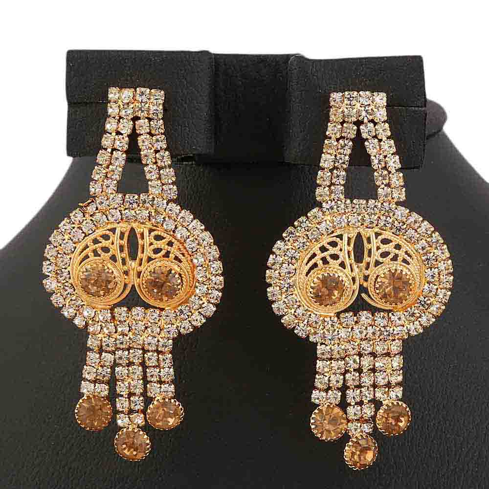 Women's Fancy Jewellery Set - Golden Copper, Women, Jewellery Set, Chase Value, Chase Value