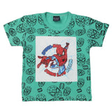 Boys Half Sleeves T-Shirt - Green, Boys T-Shirts, Chase Value, Chase Value