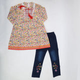 Girls 2 Pcs Embroidery Suit - Multi, Kids, Girls Sets And Suits, Chase Value, Chase Value