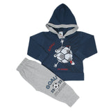 Newborn Boys Full Sleeves Suit 01239 - Steel Blue, Kids, NB Boys Sets And Suits, Chase Value, Chase Value