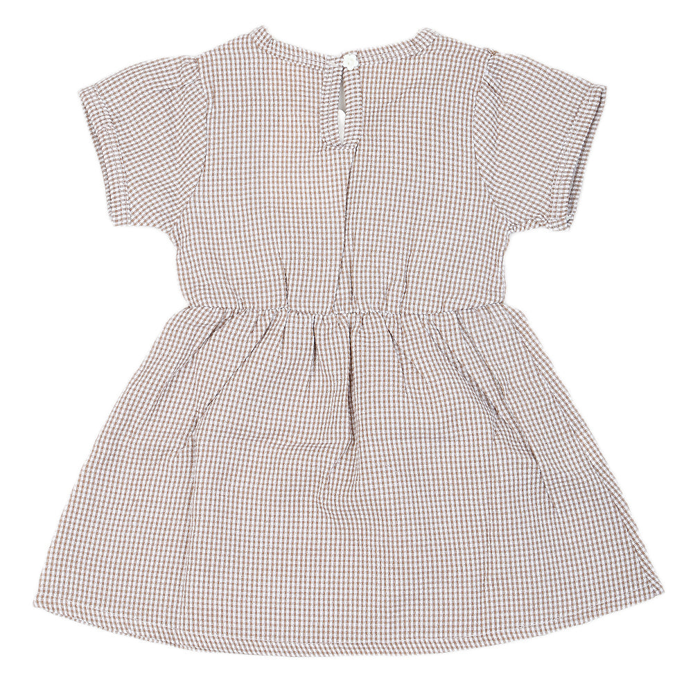 Newborn Girls Frock - Brown, Kids, Newborn Girls Frocks, Chase Value, Chase Value