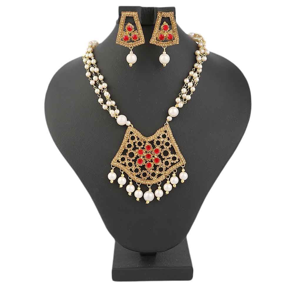 Women's Jewellery Set - Copper & Red, Women, Jewellery Set, Chase Value, Chase Value