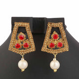 Women's Jewellery Set - Copper & Red, Women, Jewellery Set, Chase Value, Chase Value