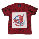 Boys Half Sleeves T-Shirt - Maroon, Boys T-Shirts, Chase Value, Chase Value