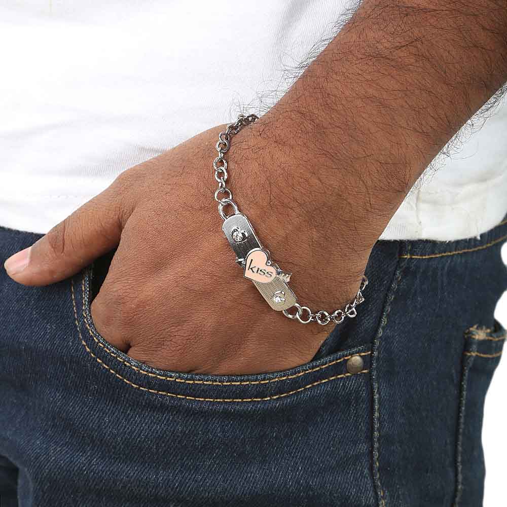 Men's Bracelet - Silver, Men, Jewellery, Chase Value, Chase Value