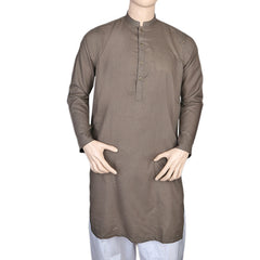 Eminent Fancy Trim Fit Kurta For Men - Olive Green, Men, Kurtas, Chase Value, Chase Value