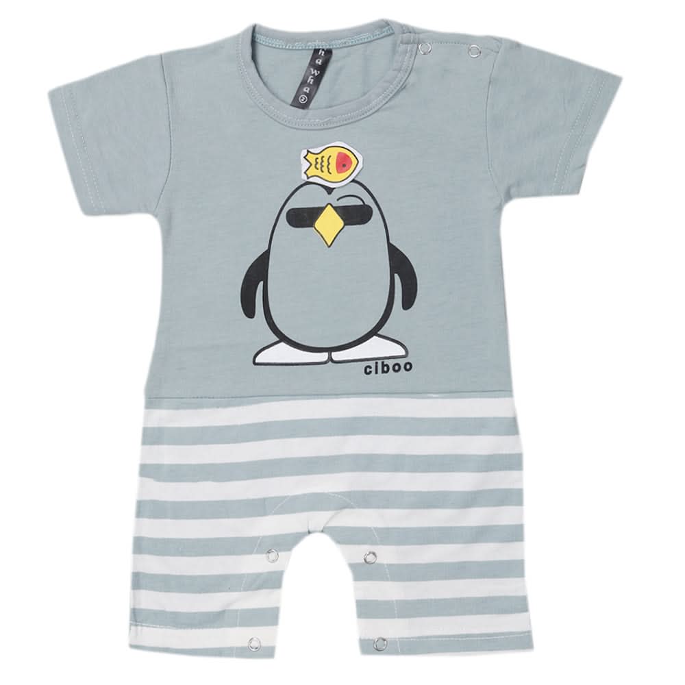 Newborn Boys Romper - Sea Green, Kids, Newborn Boys Rompers, Chase Value, Chase Value
