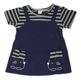 Newborn Girls Frock - Navy Blue, Kids, NB Girls Frocks, Chase Value, Chase Value
