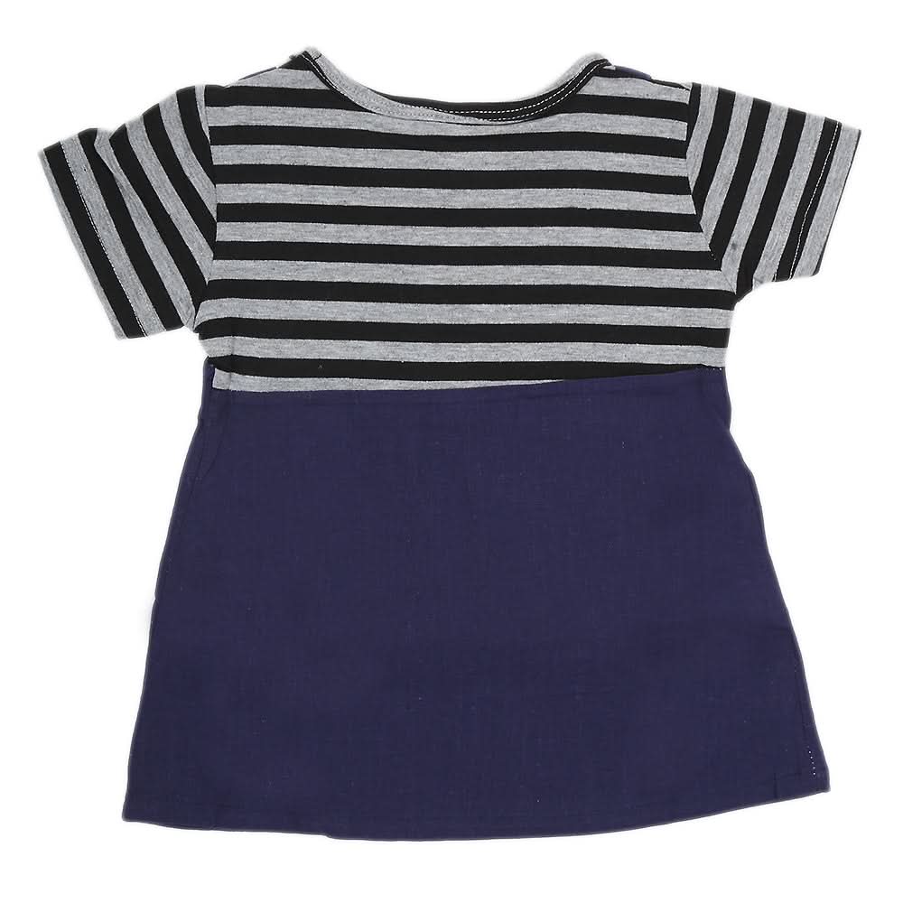Newborn Girls Frock - Navy Blue, Kids, NB Girls Frocks, Chase Value, Chase Value