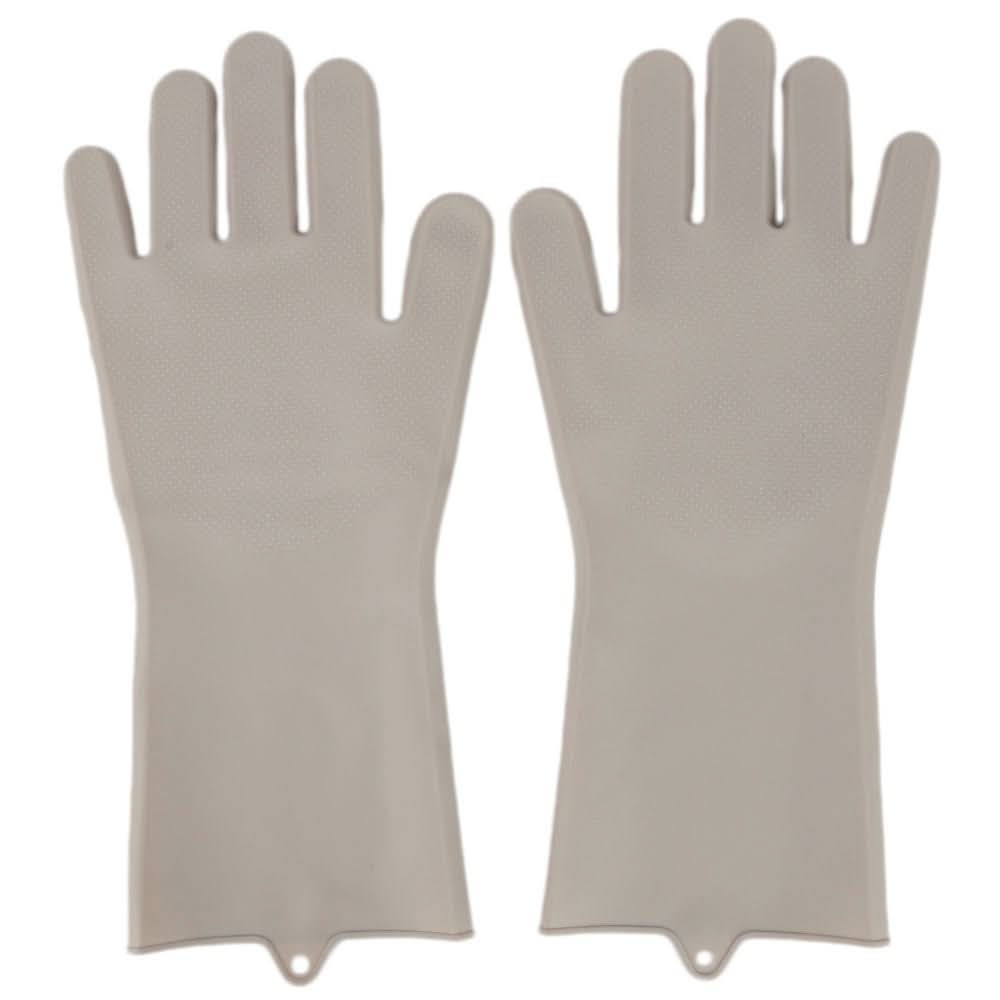 Silicone Dish Washing Gloves - Grey, Crockery & Kitchenware, Chase Value, Chase Value