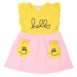 Newborn Girls Frock - Yellow, Kids, NB Girls Frocks, Chase Value, Chase Value