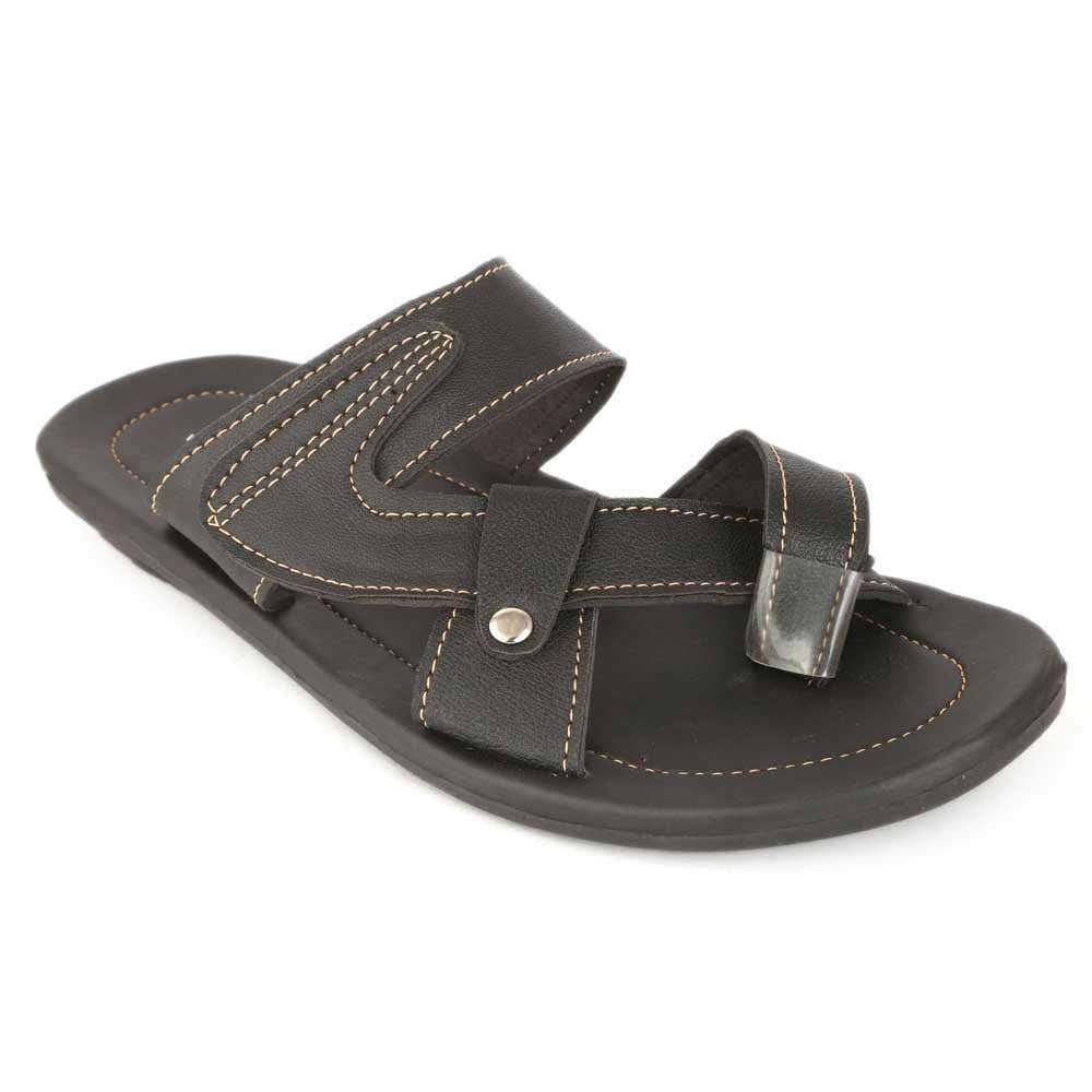 Men's Slippers (025) - Black, Men, Slippers, Chase Value, Chase Value