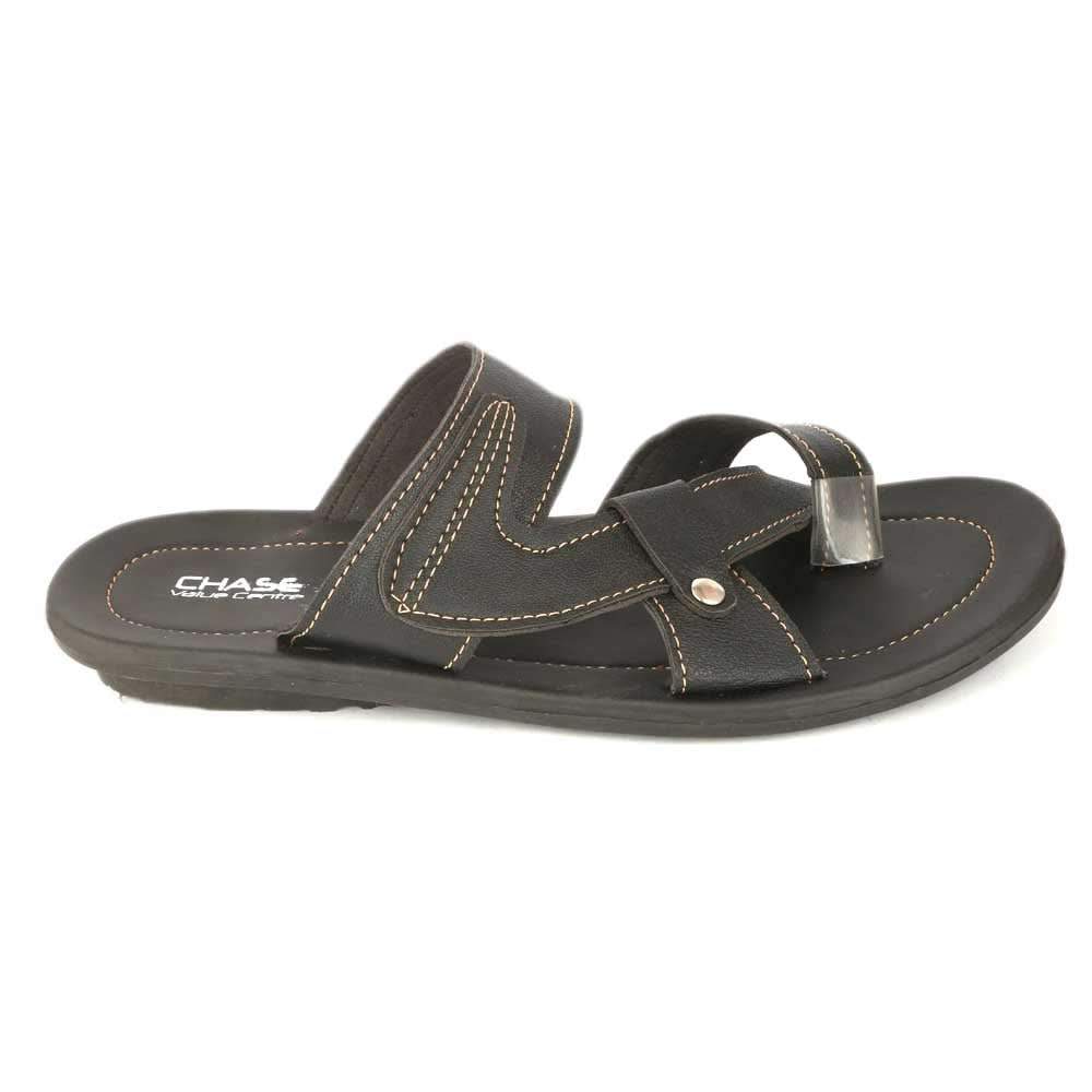 Men's Slippers (025) - Black, Men, Slippers, Chase Value, Chase Value