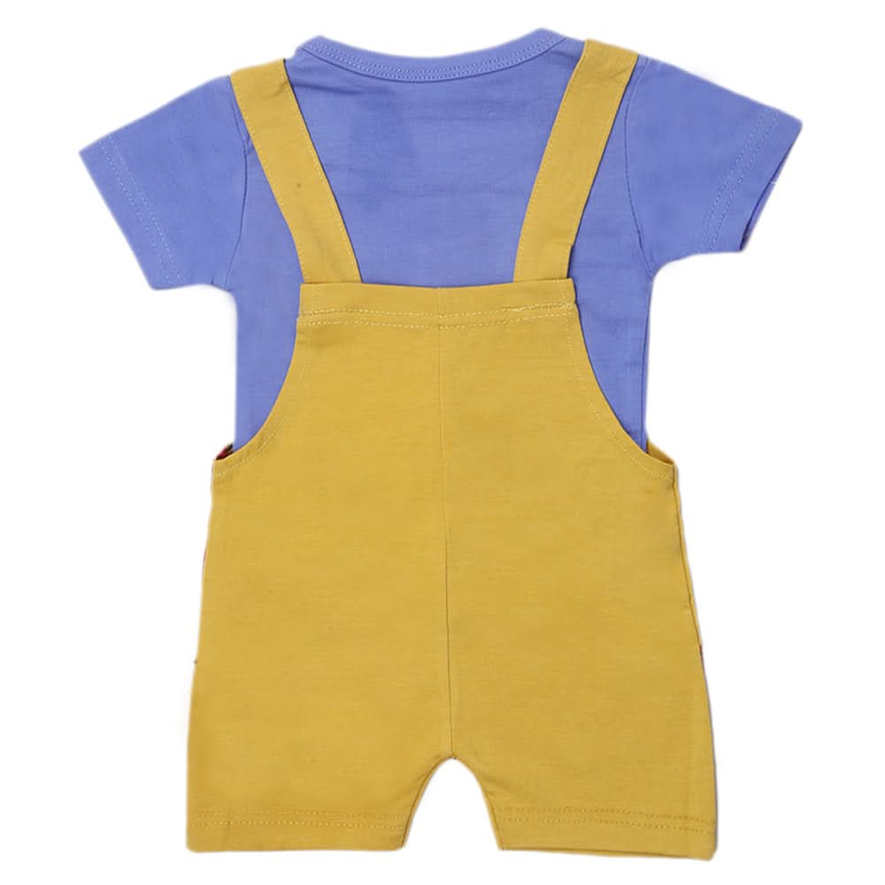 Newborn Boys Romper - Mustard, Kids, Newborn Boys Rompers, Chase Value, Chase Value