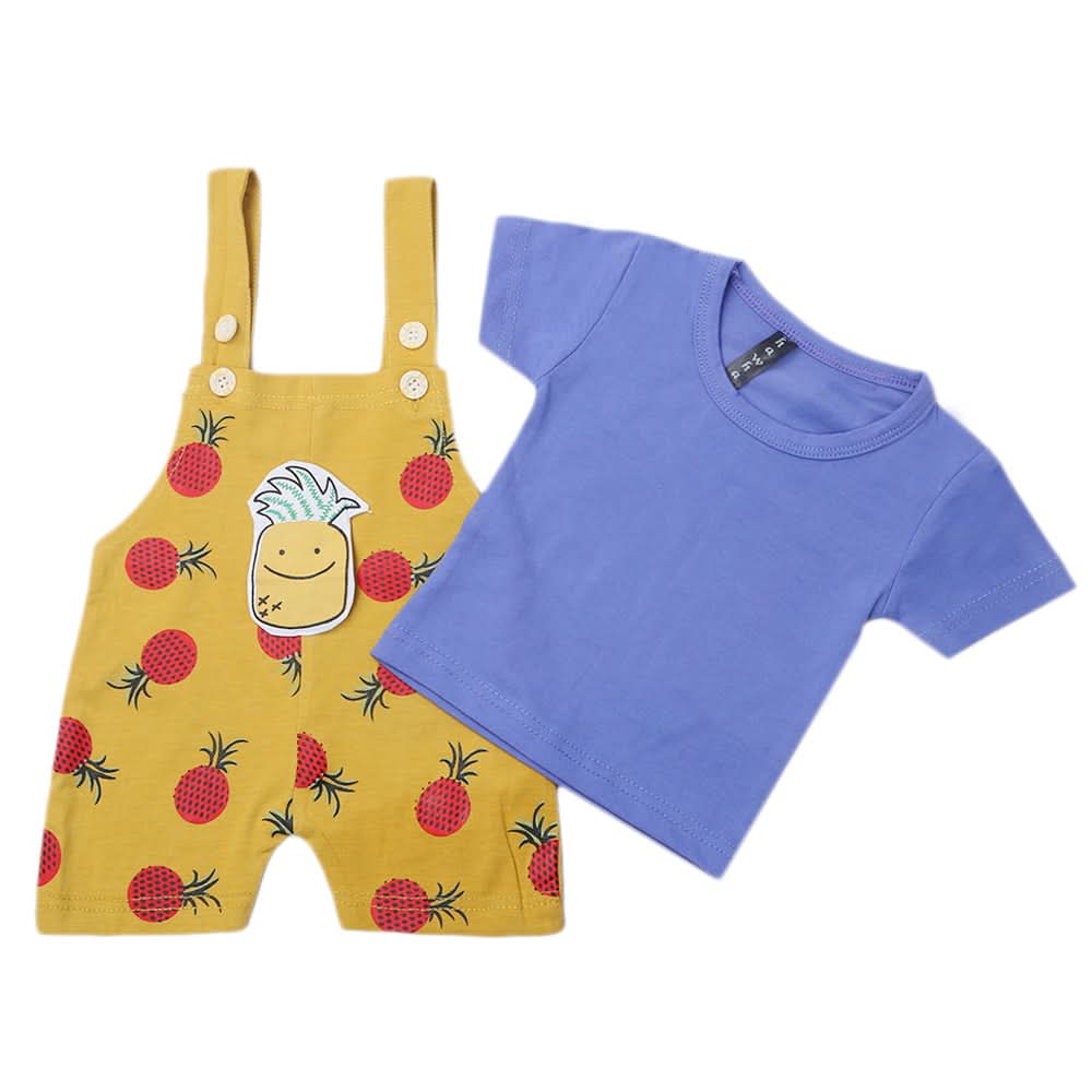 Newborn Boys Romper - Mustard, Kids, Newborn Boys Rompers, Chase Value, Chase Value