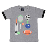 Boys Half Sleeves T-Shirt - Light Grey, Boys T-Shirts, Chase Value, Chase Value