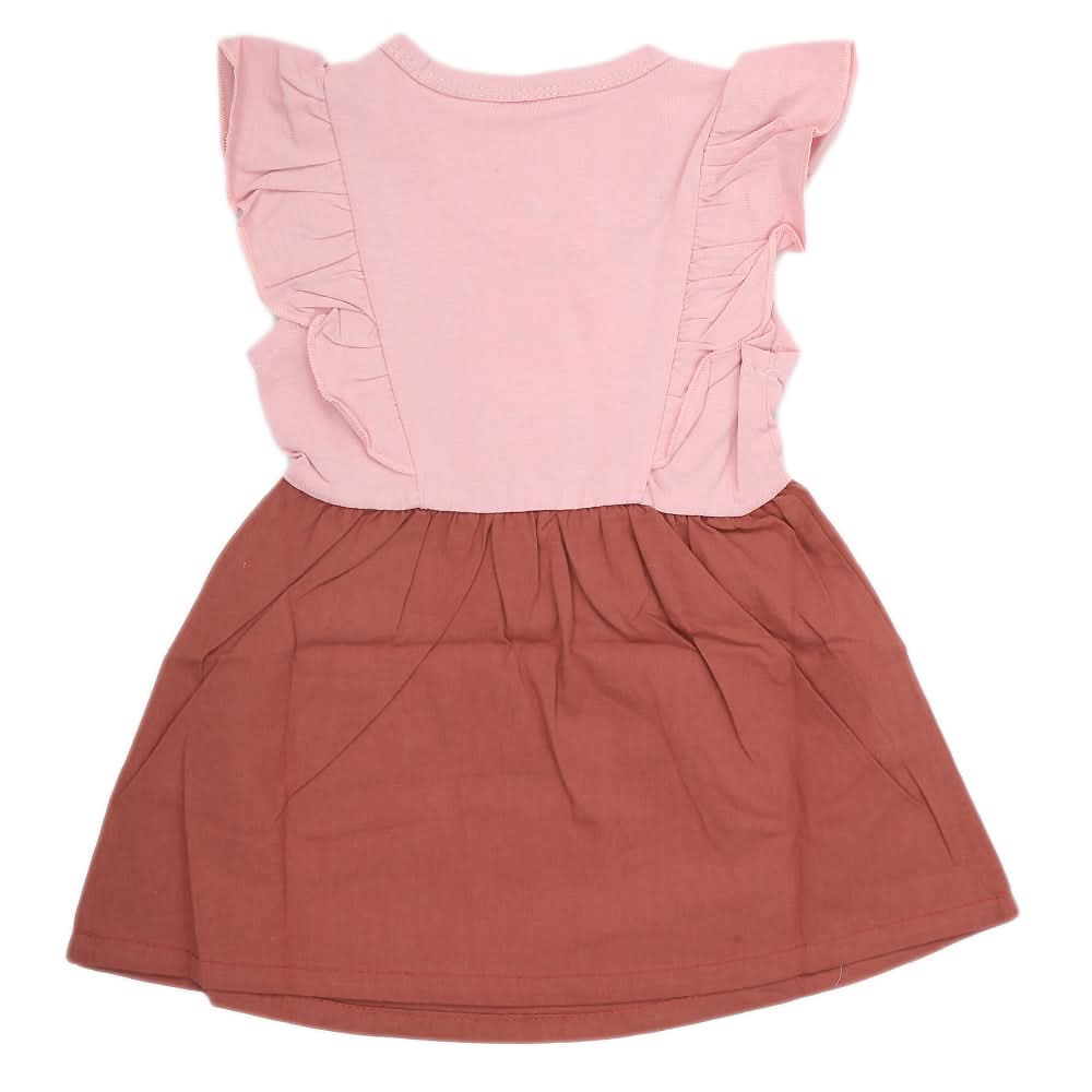 Newborn Girls Frock - Light Pink, Kids, NB Girls Frocks, Chase Value, Chase Value