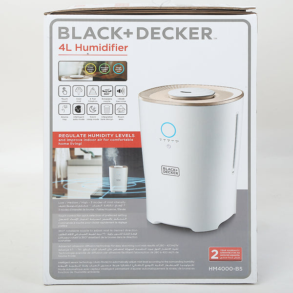 Black+Decker Humidifier HM4000 - White, Home & Lifestyle, Electronics Accessories, Alpina, Chase Value