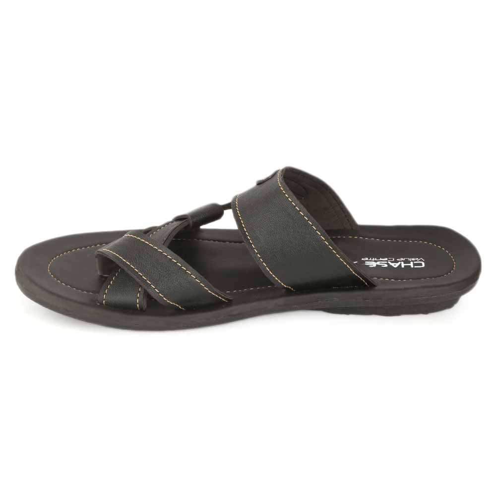 Men's Slippers (025) - Black, Men, Slippers, Chase Value, Chase Value