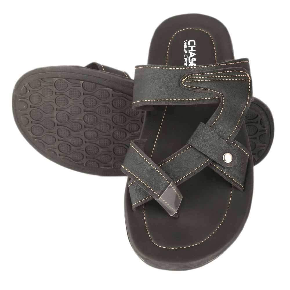 Men's Slippers (025) - Black, Men, Slippers, Chase Value, Chase Value